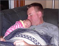 Becca and Dad napping